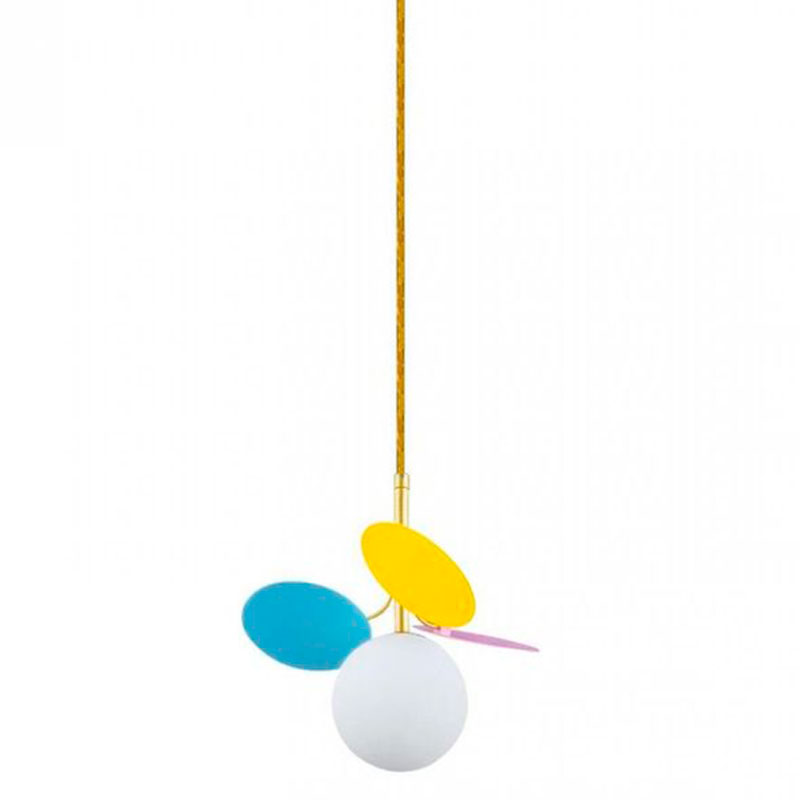 Подвесной светильник MATISSE Pendant One multicolor Мульти Золотой Белый Подвесной светильник MATISSE Pendant One multicolor Мульти Золотой Белый в Твери | Loft Concept