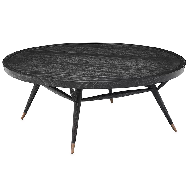 Кофейный стол Eichholtz Coffee Table Phoenix Черный Латунь Кофейный стол Eichholtz Coffee Table Phoenix Черный Латунь в Твери | Loft Concept