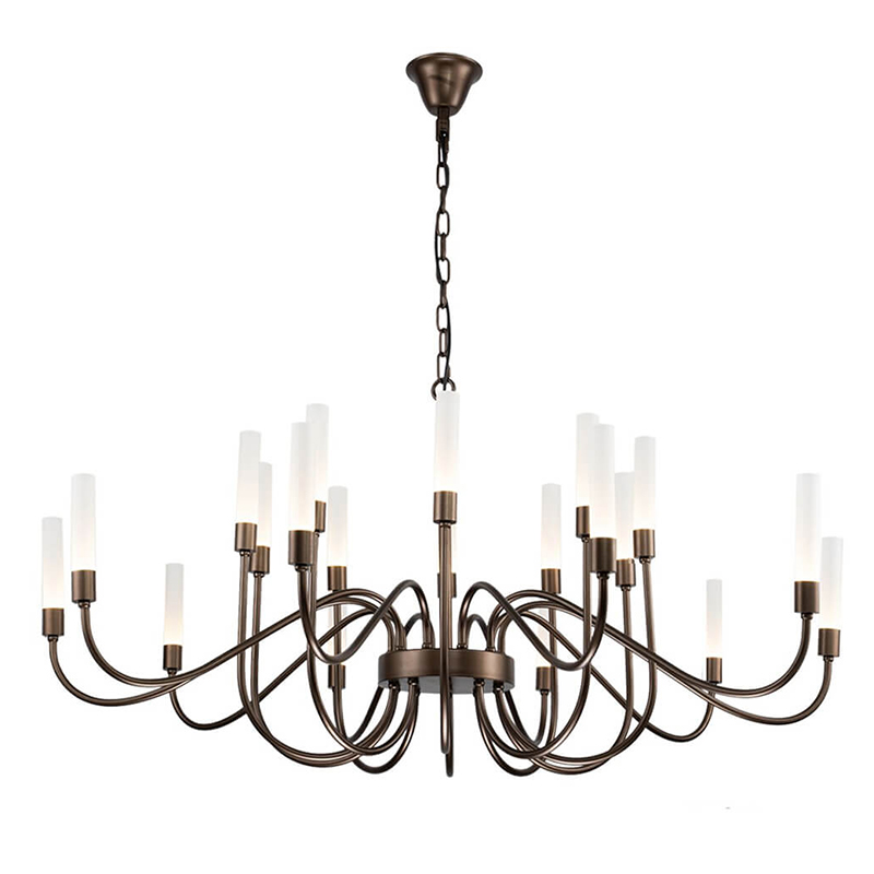 Люстра Faiber Brown Chandelier Коричневый Люстра Faiber Brown Chandelier Коричневый в Твери | Loft Concept