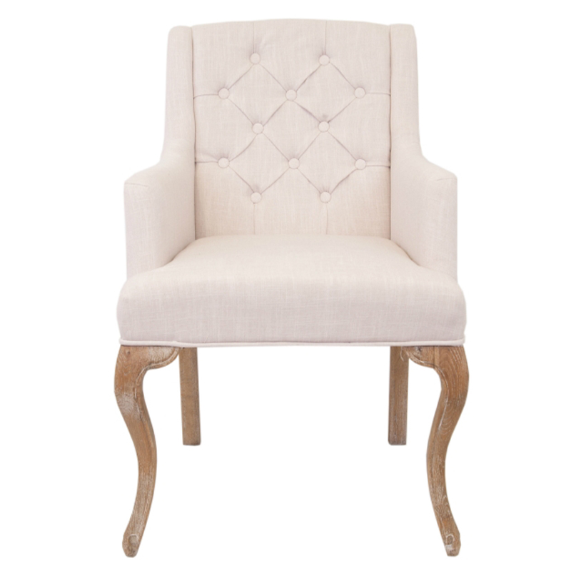 Кресло Mason Classical Armchair beige flax Бежевый Коричневый Кресло Mason Classical Armchair beige flax Бежевый Коричневый в Твери | Loft Concept