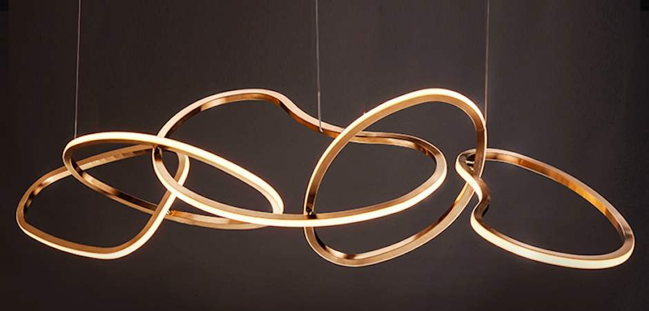 Unfolded Hanging RING Gold Unfolded Hanging RING Gold - Loft-Concept в Твери