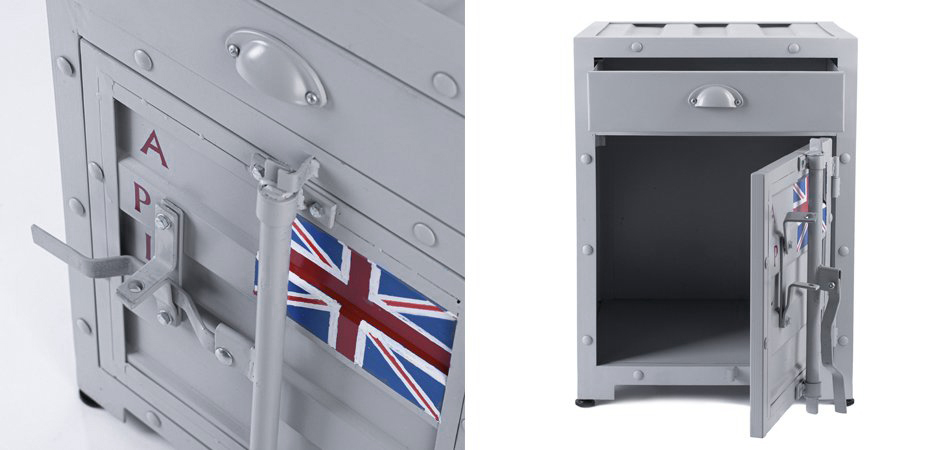 Тумба Union Jack с ящиком и дверью - Loft-Concept в Твери