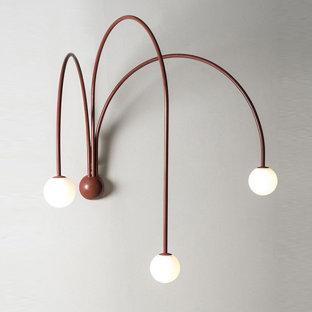 Бра Quattro lampade da parete Черный Красный Золотой в Твери | Loft Concept 