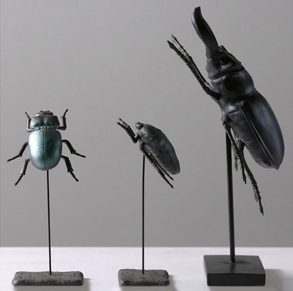 Статуэтка Beetle Family Черный Статуэтка Beetle Family Черный в Твери | Loft Concept