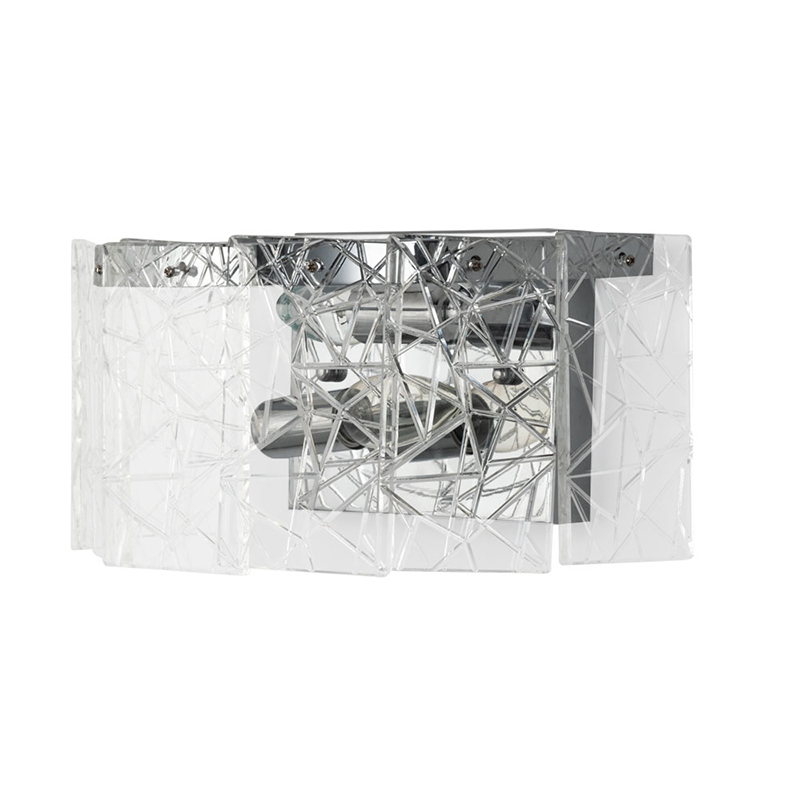 Бра Alvaro Crystal Wall Lamp Прозрачный Хром Бра Alvaro Crystal Wall Lamp Прозрачный Хром в Твери | Loft Concept