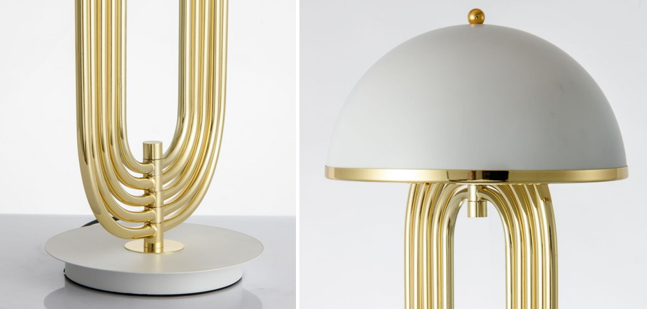 Настольная лампа Delightfull Turner Table Lamp White Настольная лампа Delightfull Turner Table Lamp White - Loft-Concept в Твери