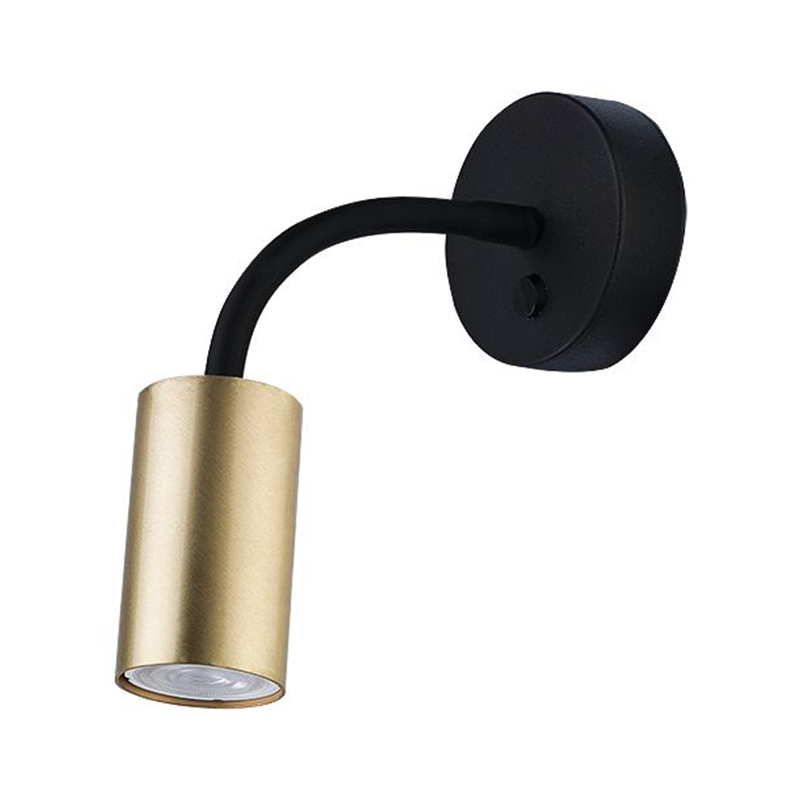 Бра Noor Spot Wall Lamp brass Латунь Черный Бра Noor Spot Wall Lamp brass Латунь Черный в Твери | Loft Concept