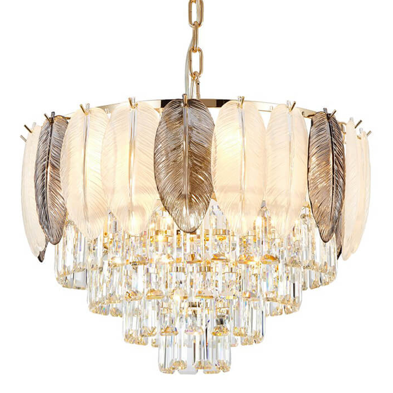Люстра Crystal in Petals Chandelier 51 Глянцевое золото Люстра Crystal in Petals Chandelier 51 Глянцевое золото в Твери | Loft Concept