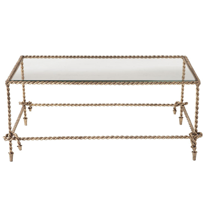 Кофейный стол Golden pigtail Золотой Кофейный стол Golden pigtail Золотой в Твери | Loft Concept