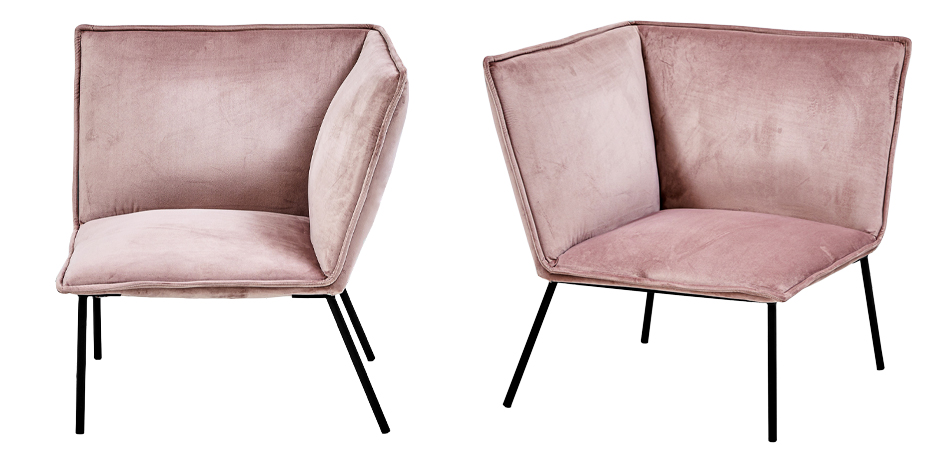 Кресло Corner Armchair pink Кресло Corner Armchair pink - Loft-Concept в Твери
