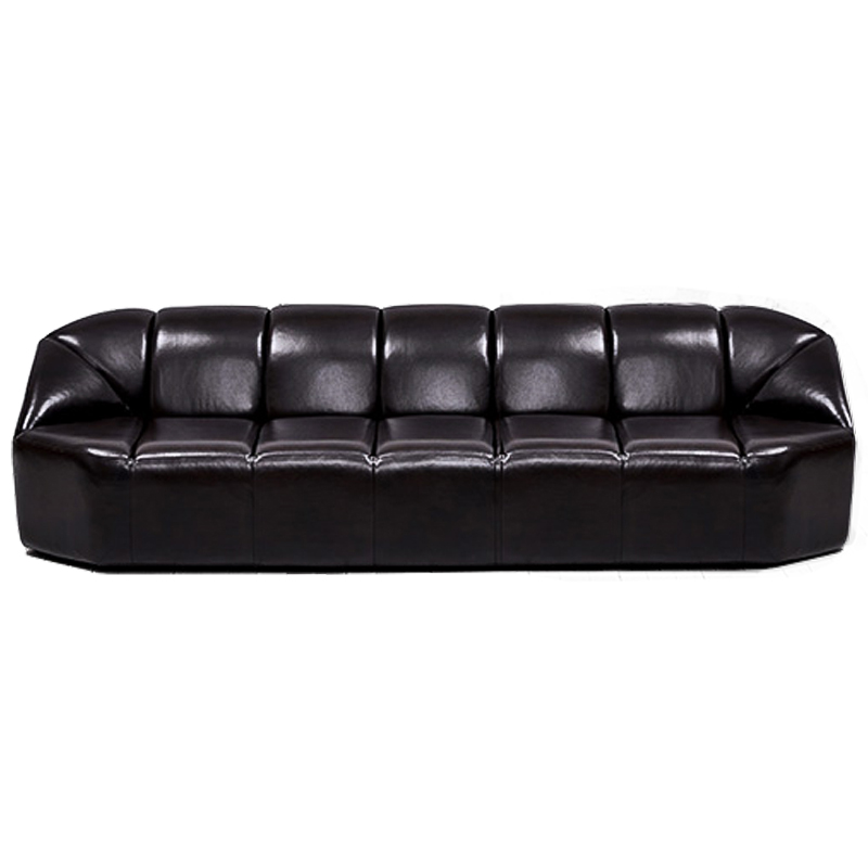 Диван Futurism Leather Sofa Черный Диван Futurism Leather Sofa Черный в Твери | Loft Concept