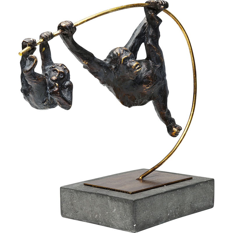 Статуэтка Climbing Monkeys Черный Золотой Статуэтка Climbing Monkeys Черный Золотой в Твери | Loft Concept