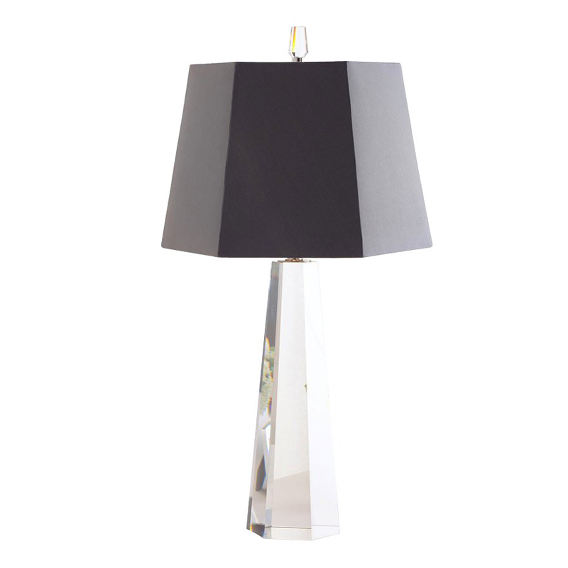 Настольная лампа Crystal Pyramid Table lamp Черный Настольная лампа Crystal Pyramid Table lamp Черный в Твери | Loft Concept