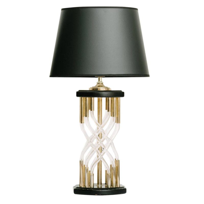 Настольная лампа Table Lamp Organic Glass Черный Латунь Настольная лампа Table Lamp Organic Glass Черный Латунь в Твери | Loft Concept