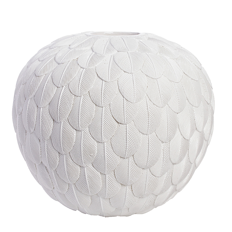 Ваза Feather Ball Белый Ваза Feather Ball Белый в Твери | Loft Concept