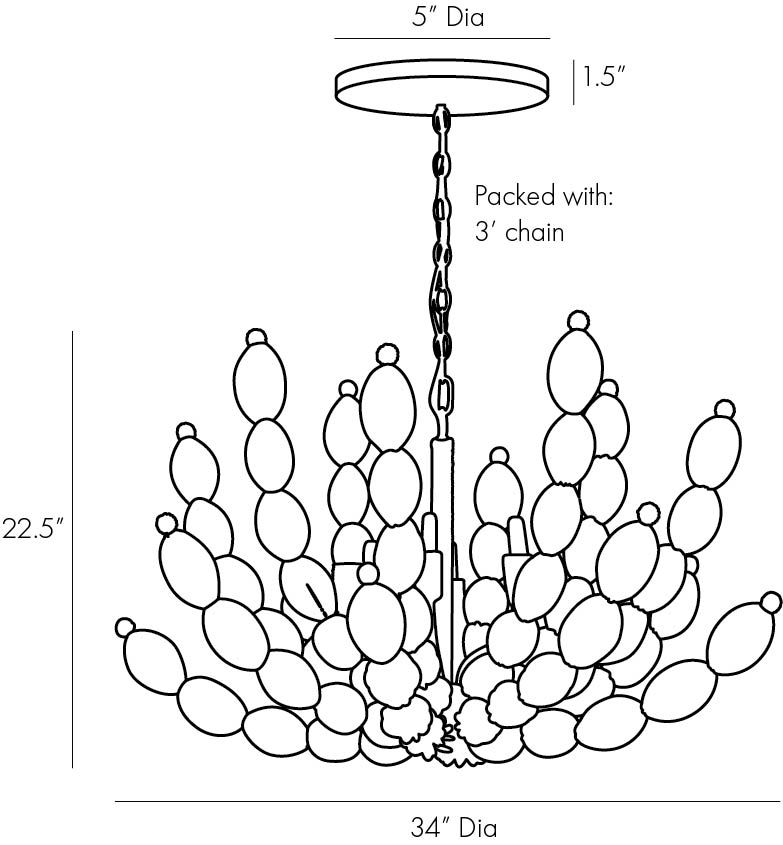 Люстра Arteriors INDI CHANDELIER Люстра Arteriors INDI CHANDELIER в Твери