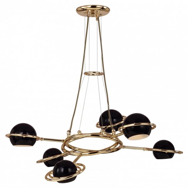 Люстра Delightfull Cosmo Suspention Light Black 6 Черный Люстра Delightfull Cosmo Suspention Light Black 6 Черный в Твери | Loft Concept