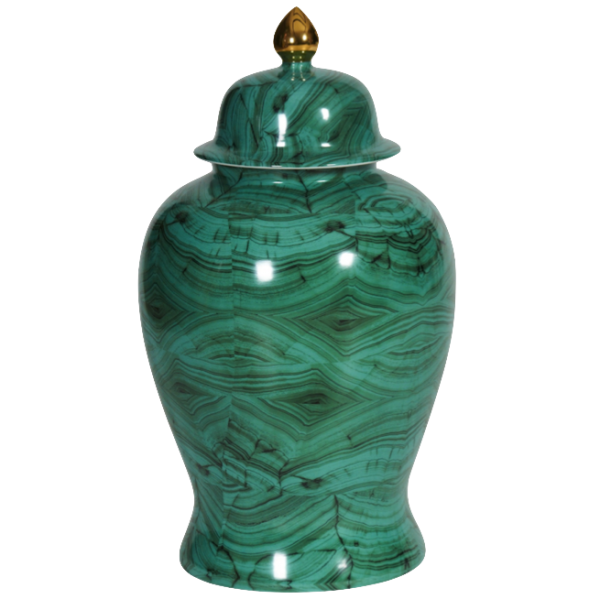 Ваза с крышкой Malachite Vase Малахит Ваза с крышкой Malachite Vase Малахит в Твери | Loft Concept