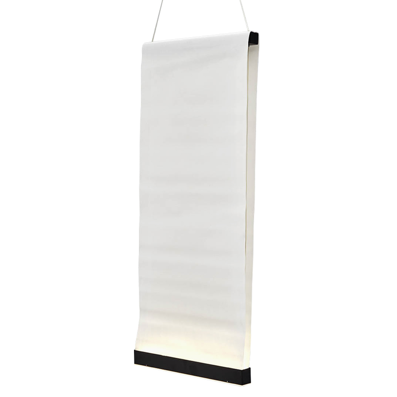 Дизайнерский подвесной светильник из текстиля CANVAS HANGING LAMP 90 Белый Черный Дизайнерский подвесной светильник из текстиля CANVAS HANGING LAMP 90 Белый Черный в Твери | Loft Concept