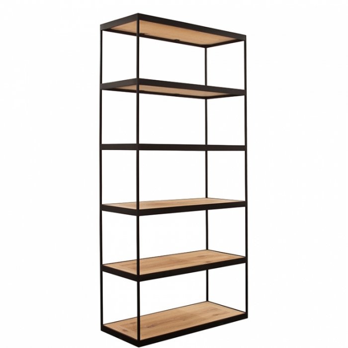Стеллаж Industrial Oak Shelving Unit Стеллаж Industrial Oak Shelving Unit в Твери | Loft Concept