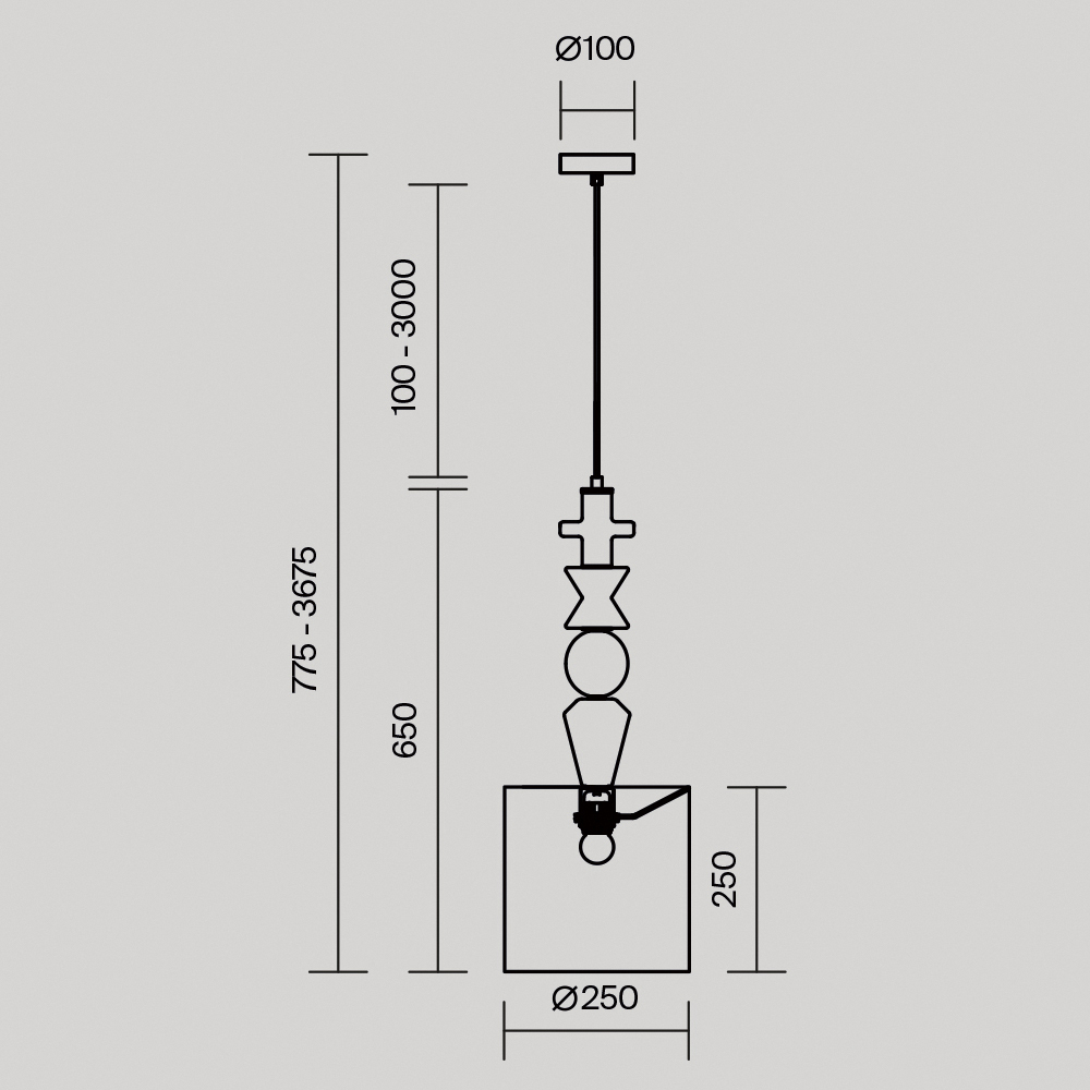 Подвесной светильник Comforty Е27 в Твери