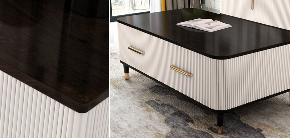 Birmingham Textured Coffee Table White Birmingham Textured Coffee Table White - Loft-Concept в Твери