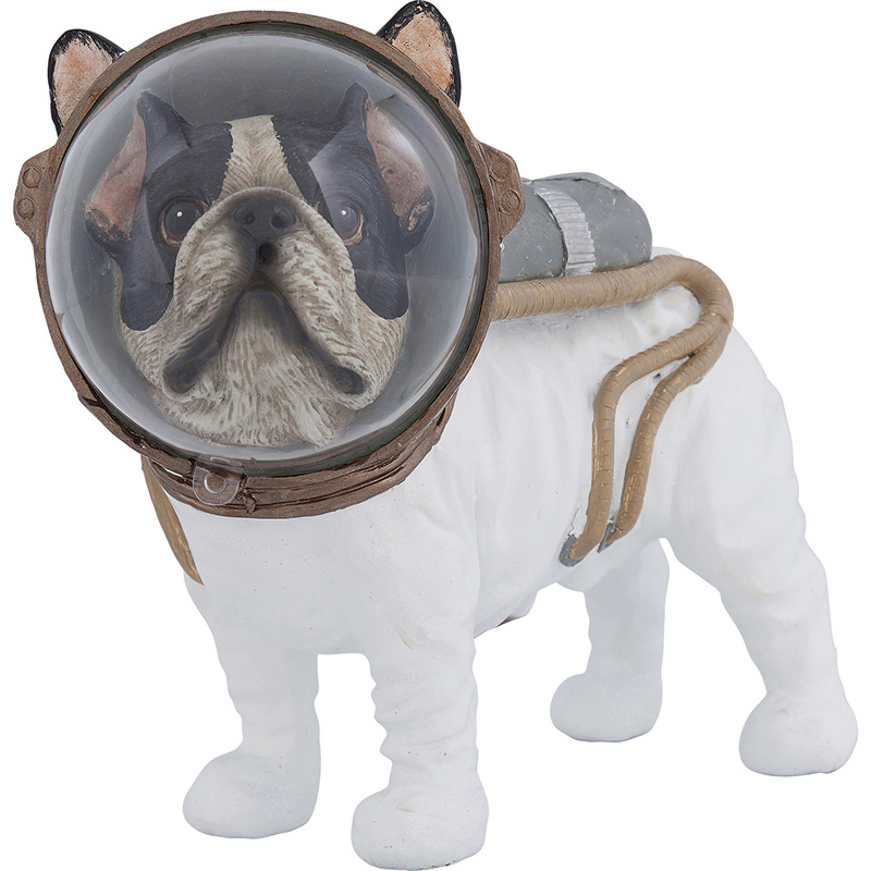 Статуэтка Space Bulldog Белый Коричневый Черный Статуэтка Space Bulldog Белый Коричневый Черный в Твери | Loft Concept