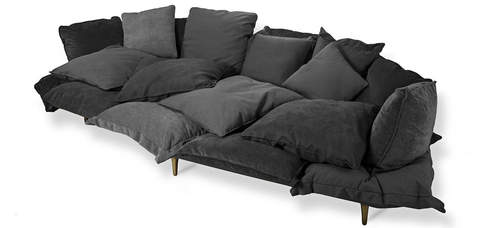 Диван Seletti Sofa Comfy charcoal grey Диван Seletti Sofa Comfy charcoal grey - Loft-Concept в Твери