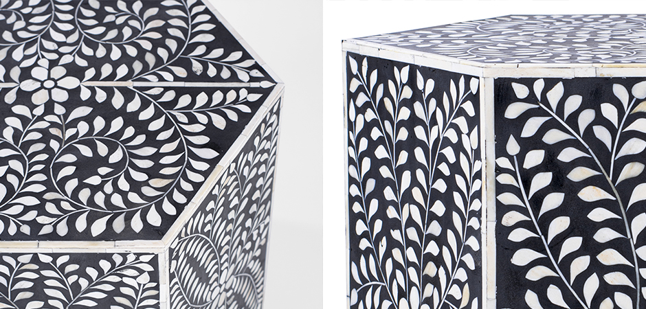 Табурет Inlaid Bone Hexagon Табурет Inlaid Bone Hexagon - Loft-Concept в Твери