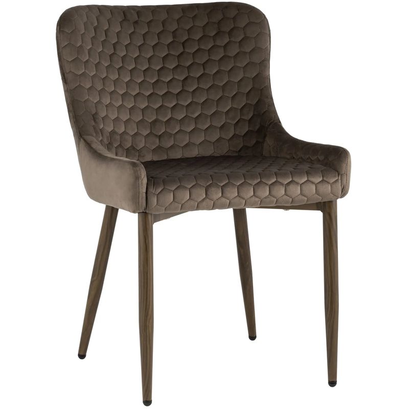 Стул Stitch Honey Chair Коричневый Велюр Коричневый Стул Stitch Honey Chair Коричневый Велюр Коричневый в Твери | Loft Concept