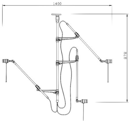 Потолочный светильник Steampunk Extension Pole Потолочный светильник Steampunk Extension Pole в Твери