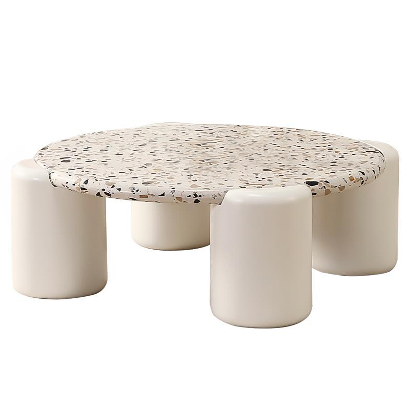 Кофейный стол Page Marble Coffee Table Бежевый Коричневый Кофейный стол Page Marble Coffee Table Бежевый Коричневый в Твери | Loft Concept