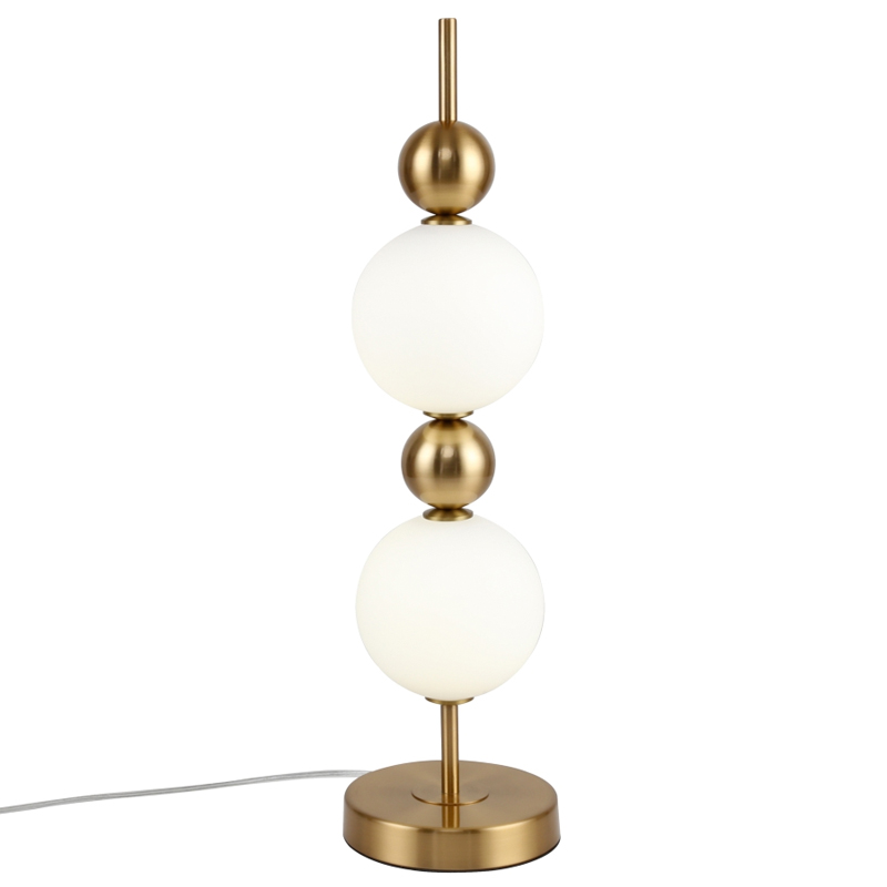 Настольная лампа PEARLS SUSPENSION Белый Латунь Настольная лампа PEARLS SUSPENSION Белый Латунь в Твери | Loft Concept