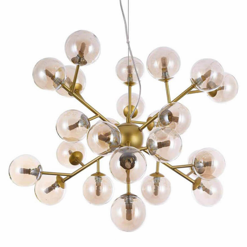 Люстра Berries Chandelier Amber 65 матовое золото Янтарь (Amber) Люстра Berries Chandelier Amber 65 матовое золото Янтарь (Amber) в Твери | Loft Concept