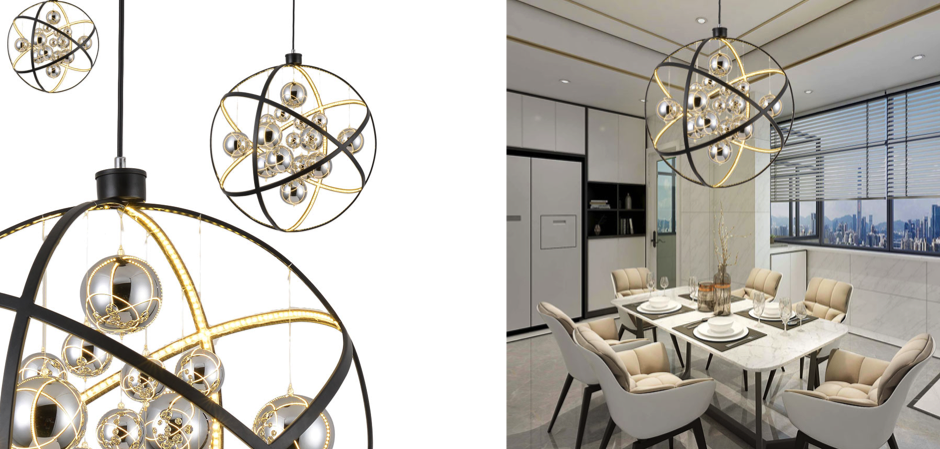 Люстра Atomic nucleus Chandelier Люстра Atomic nucleus Chandelier - Loft-Concept в Твери