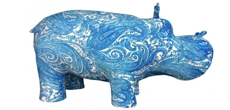 Пуф Бегемот Poof Hippo pattern Пуф Бегемот Poof Hippo pattern - Loft-Concept в Твери