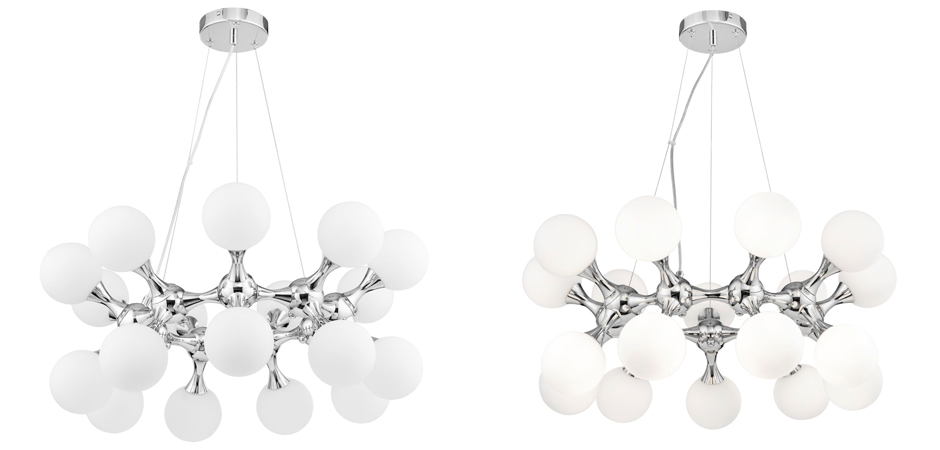 Люстра MOONDROP Chandelier Chromium 18 Люстра MOONDROP Chandelier Chromium 18 - Loft-Concept в Твери
