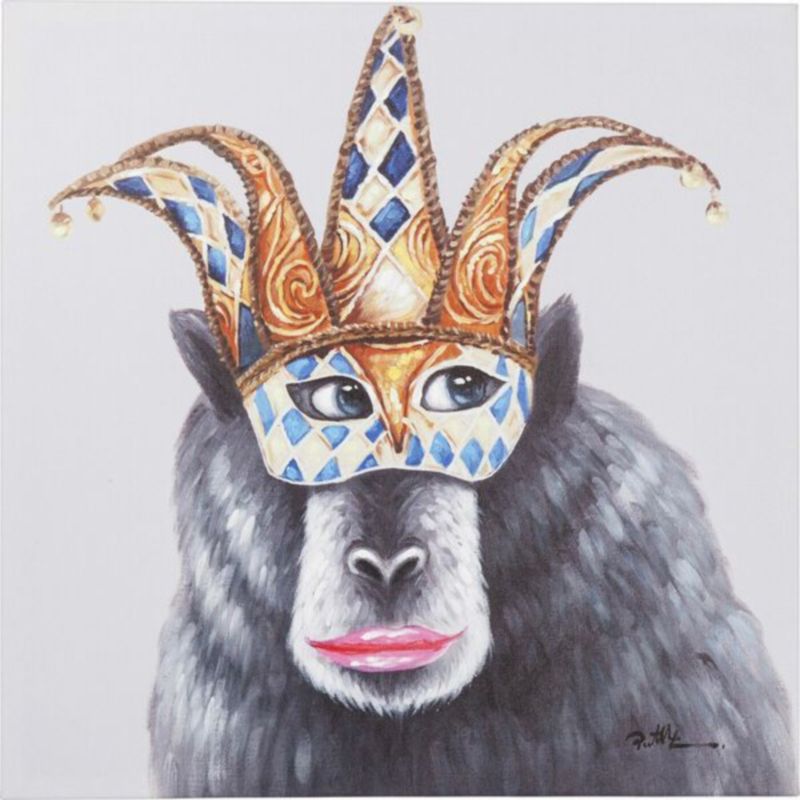 Постер The Masked Monkey Серый Постер The Masked Monkey Серый в Твери | Loft Concept
