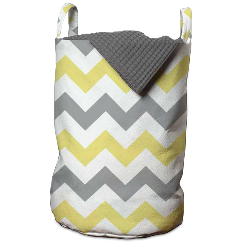 Корзина Mustard and Gray Chevron II Basket Мульти Корзина Mustard and Gray Chevron II Basket Мульти в Твери | Loft Concept
