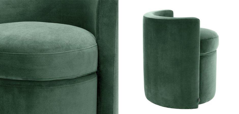 Кресло Eichholtz Stool Arcadia dark green Кресло Eichholtz Stool Arcadia dark green - Loft-Concept в Твери
