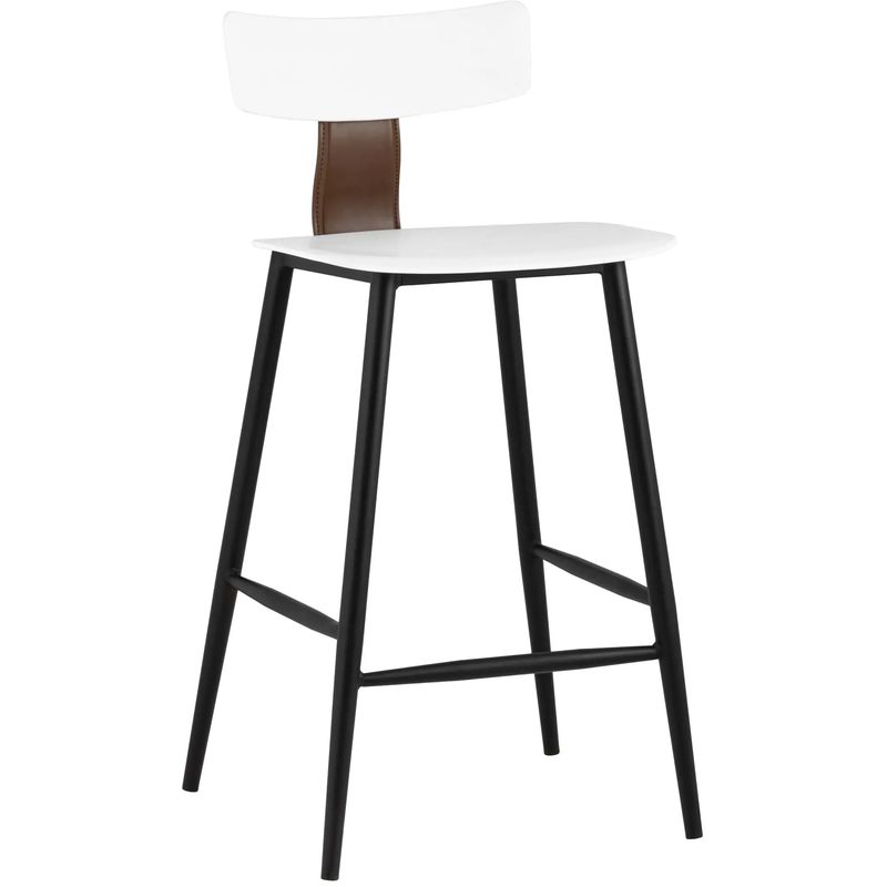 Стул Барный ANT White Eco-Leather Белый Коричневый Черный в Твери | Loft Concept 