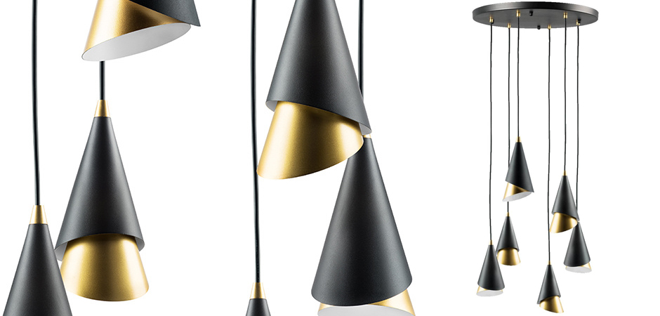 Люстра Lucio Black and Gold 6 Люстра Lucio Black and Gold 6 - Loft-Concept в Твери