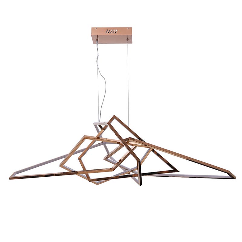 Люстра Geometric Plexus Gold Chandelier Золотой Люстра Geometric Plexus Gold Chandelier Золотой в Твери | Loft Concept