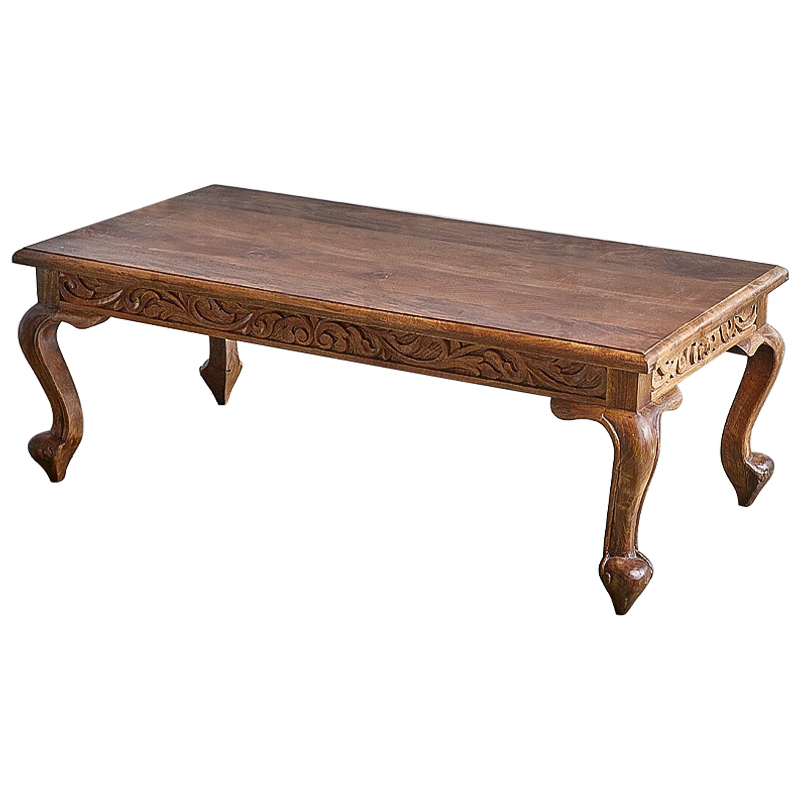 Кофейный стол из массива манго Sigrid Coffee Table Grey Mango Коричневый Кофейный стол из массива манго Sigrid Coffee Table Grey Mango Коричневый в Твери | Loft Concept