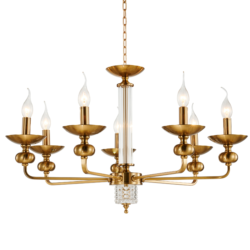 Люстра Adilin Chandelier 75 Бронза Прозрачный Люстра Adilin Chandelier 75 Бронза Прозрачный в Твери | Loft Concept