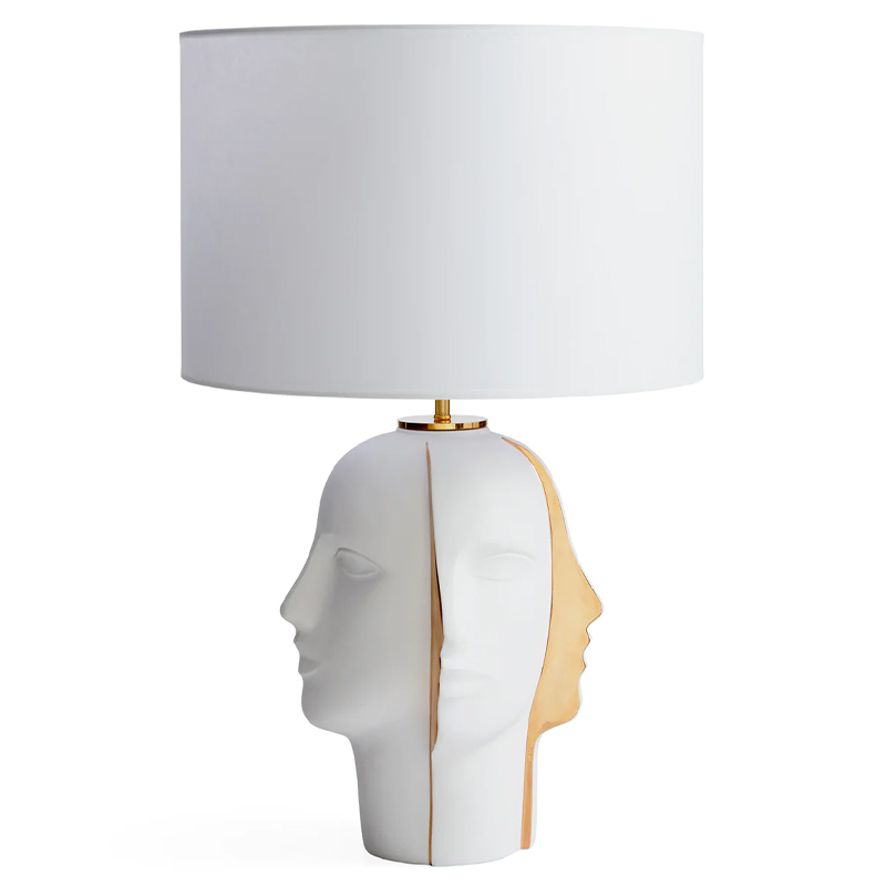 Настольная лампа ATLAS SPLIT TABLE LAMP Глянцевое золото Белый Настольная лампа ATLAS SPLIT TABLE LAMP Глянцевое золото Белый в Твери | Loft Concept