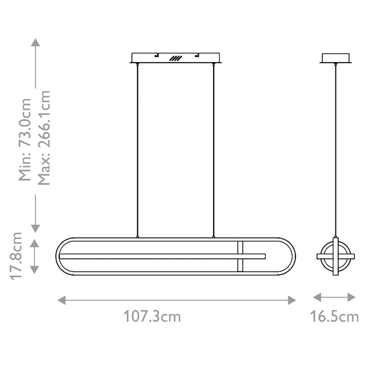 Подвесной светильник с вытянутой овальной формой Eurofase в Твери