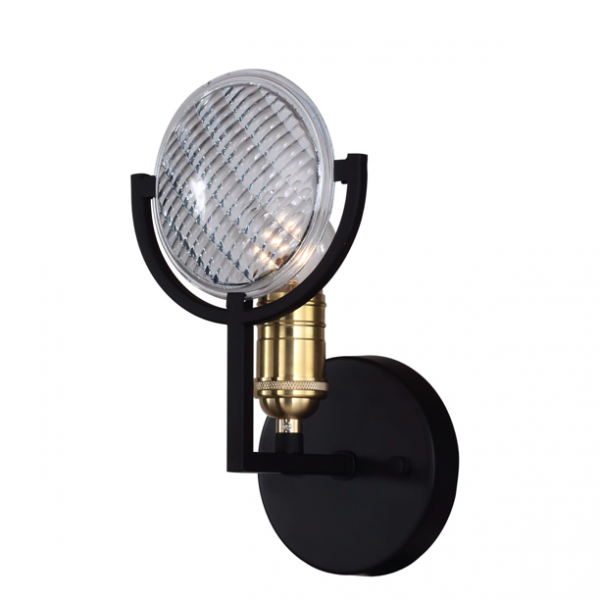 Бра RH Gaslight Lens Sconce 1 Черный в Твери | Loft Concept 