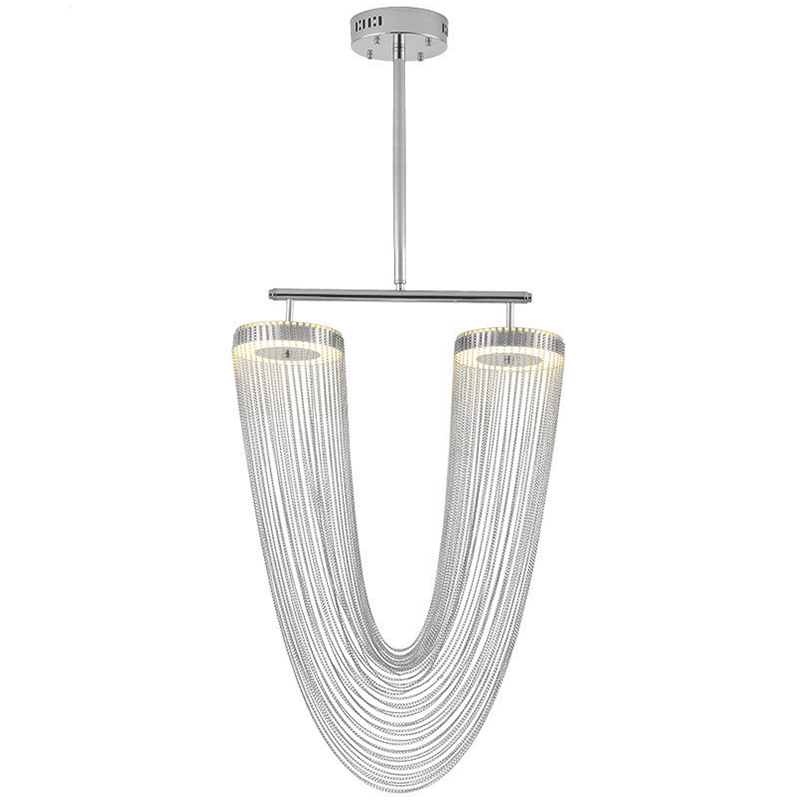 Люстра Otero Silver Larose Guyon Серебряный Люстра Otero Silver Larose Guyon Серебряный в Твери | Loft Concept