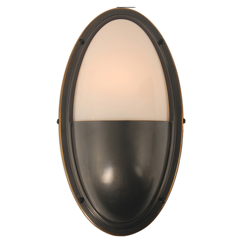 Бра Benita Loft Sconce black Черный Белое матовое стекло Бра Benita Loft Sconce black Черный Белое матовое стекло в Твери | Loft Concept